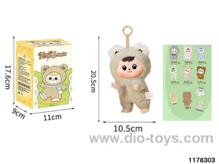 8 inch plush doll set