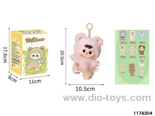 8 inch plush doll set