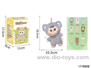 8 inch plush doll set