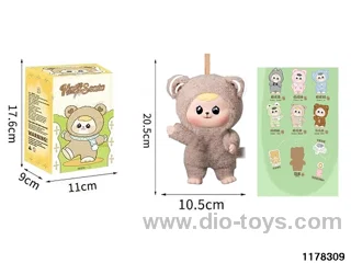 8 inch plush doll set