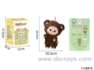 8 inch plush doll set