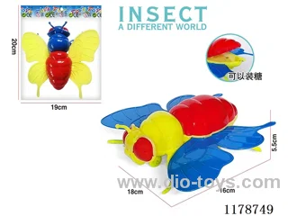 Pull Back Insect Toys - Candy Cane