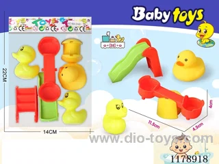 Slide Rocker + Vinyl 8 Ducks + 2 Blow Ducks 5pcs set
