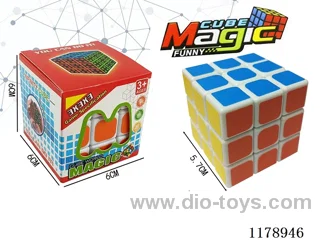 5.7 Magic Square without hole with spring in six colors (white background)