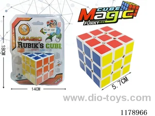 5.7 Magic Square with holes and no springs in six colors (white background)