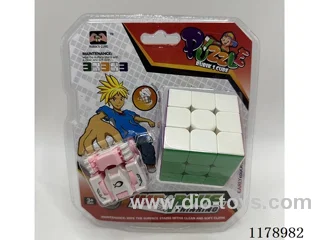 5.7 perforated with spring six solid color Rubik's Cube + 4.0 morphing dinosaur