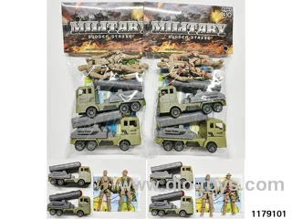 pull back Missile Vehicle Military Set