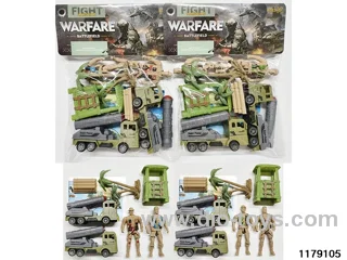 pull back Missile Vehicle Military Set