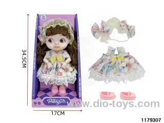 12 inch 28cm 19 jointed doll set W L/M