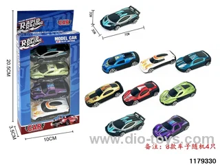 Alloy Skidding Car 4pcs