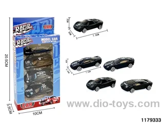 Alloy Skidding Car 4pcs