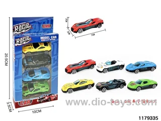 Alloy Skidding Car 4pcs
