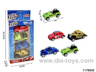 Alloy Skidding Car 4pcs