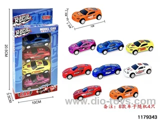 Alloy pull back car 4pcs