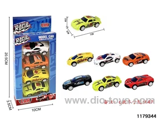 Alloy pull back car 4pcs