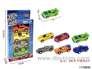 Alloy pull back car 4pcs