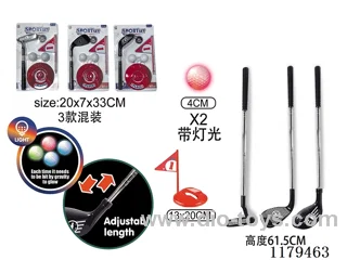 Lighted Golf Stainless Steel Telescopic Set (3 Mixed)
