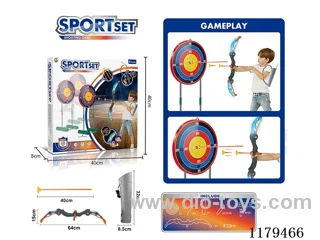 Sound & Light Bow & Arrow Moving Large Target Stand Set