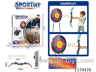 Sound and Light Bow and Arrow Large Target Stand Set
