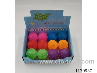 5.5CM TPR Light Up Furball Toys