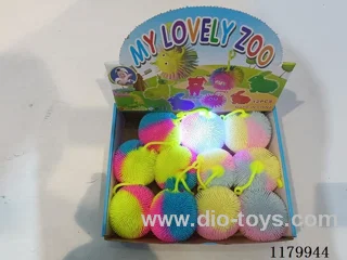 Light Up Furball Toys 12PCS