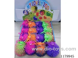 Light Up Furball Toys 16PCS