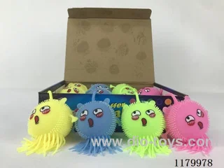 Light Up Furball Toys 12PCS