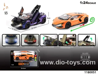 1:24 Alloy pull back car with lighted sound effects