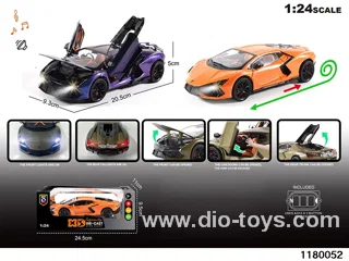 1:24 Alloy pull back car with lighted sound effects