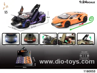 1:24 Alloy pull back car with lighted sound effects