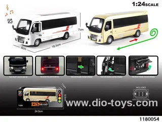1:24 Alloy pull back car with lighted sound effects