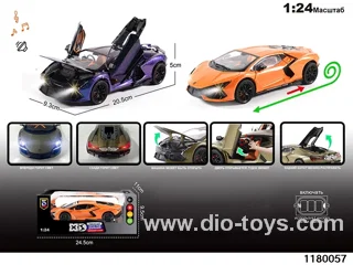 1:24 Alloy pull back car with lighted sound effects
