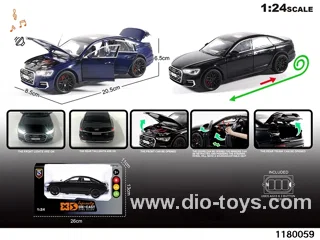 1:24 Alloy pull back car with lighted sound effects