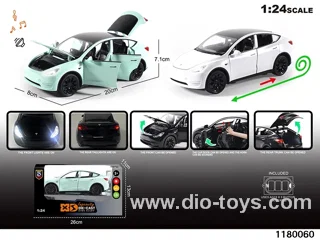 1:24 Alloy pull back car with lighted sound effects