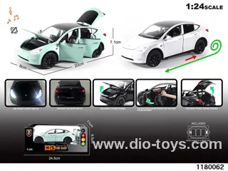 1:24 Alloy pull back car with lighted sound effects