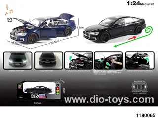 1:24 Alloy pull back car with lighted sound effects