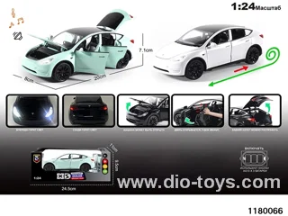1:24 Alloy pull back car with lighted sound effects
