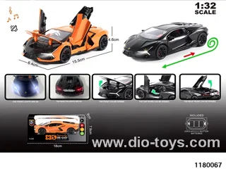1:32 Alloy pull back car with lighted sound effects