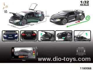 1:32 Alloy pull back car with lighted sound effects