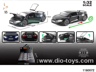 1:32 Alloy pull back car with lighted sound effects