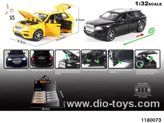 1:32 Alloy pull back car with lighted sound effects