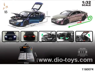 1:32 Alloy pull back car with lighted sound effects