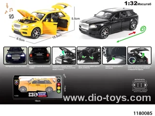1:32 Alloy pull back car with lighted sound effects