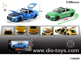 1:32 Alloy pull back car with lighted sound effects
