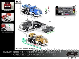 1:32 Alloy pull back car with lighted sound effects