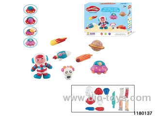 Colorful clay toys