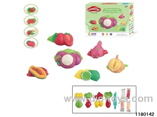 Colorful clay toys