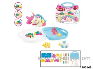 Colorful clay toys