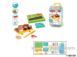Colorful clay toys