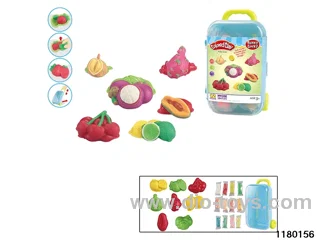 Colorful clay toys